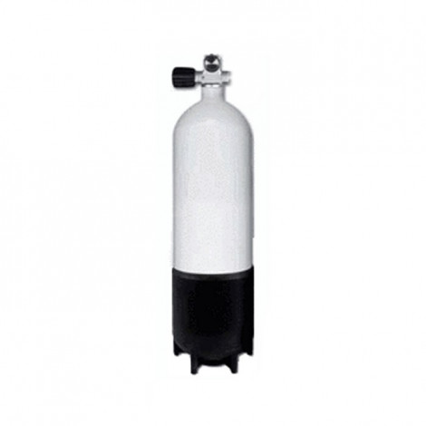 Stål flaske 12 Liter lang