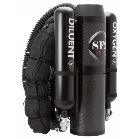 ScubaForce SF2 Rebreather (uden flasker)Backmount