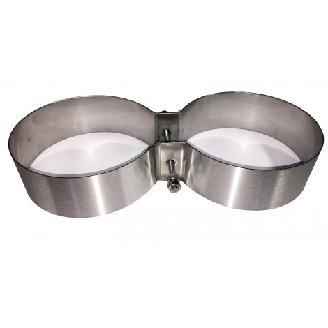 Tankbånd 171mm til dobbeltflasker 10 &12 liter