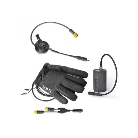 Santi El-handsker Termoventil + 6 Ah Batteri