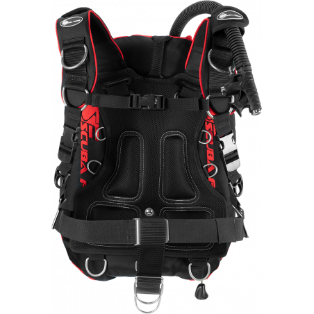 Scubaforce Black Devil Set Deluxe Rød/Grå