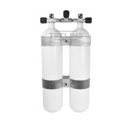 Flaskesæt Dobbelt 2 x 7L, 140 mm, 232/300 bar
